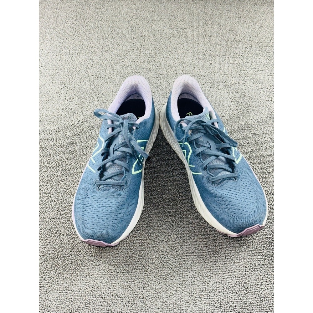 New‎ Balance Sneakers Women 9.5 Blue Fresh Foam Evoz Cushioned Athletic Sporty